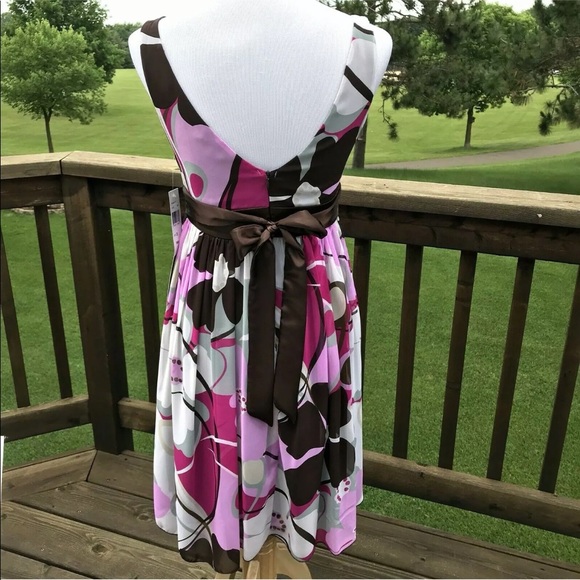 Trixxi Empire Dress Surplice Sleeveless Size 3 NEW - Picture 5 of 13